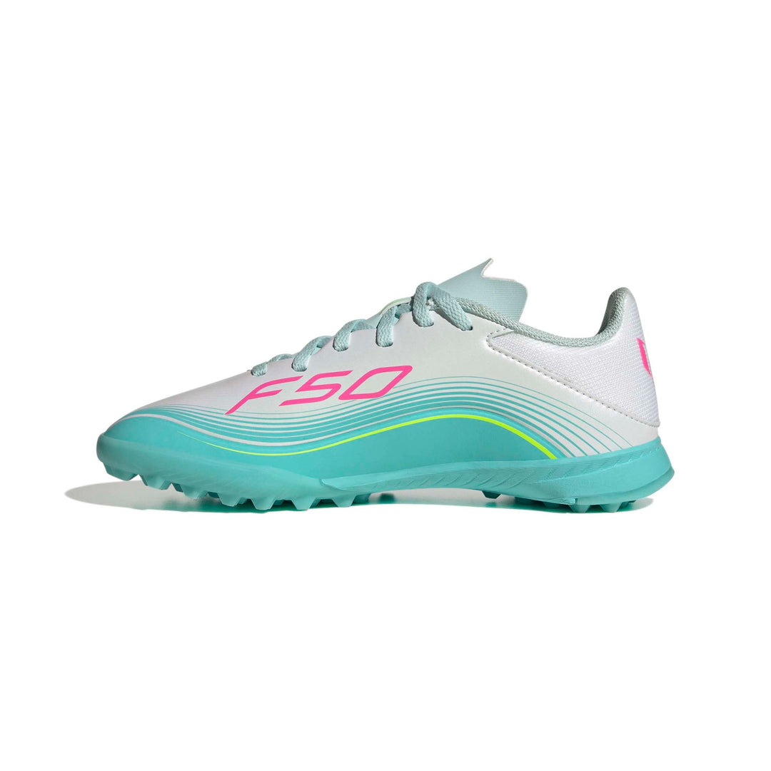 adidas F50 Messi League Tf J - ftwwht/lucpnk/flaaqu