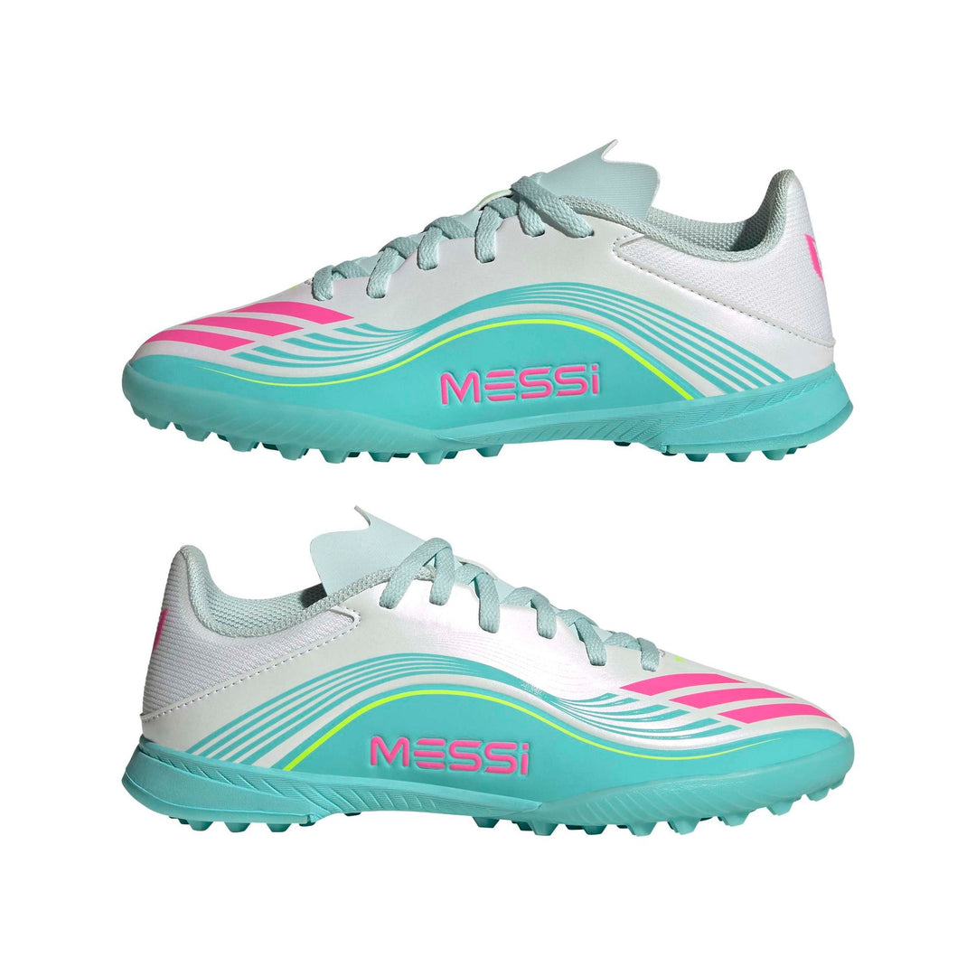adidas F50 Messi League Tf J - ftwwht/lucpnk/flaaqu