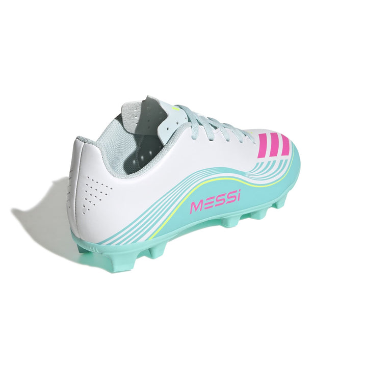 adidas F50 Messi Club Fg/Mg J - ftwwht/lucpnk/flaaqu