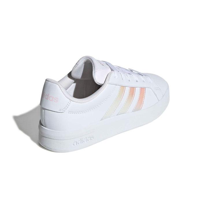 adidas Grand Court 3.0 J - ftwwht/irides/almpnk