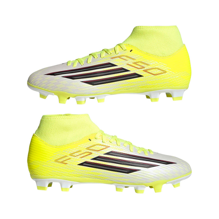 adidas F50 Club Mid Fg/Mg - tesoye/cblack/lucred