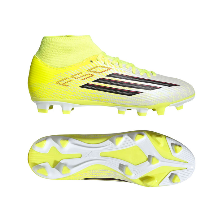 adidas F50 Club Mid Fg/Mg - tesoye/cblack/lucred