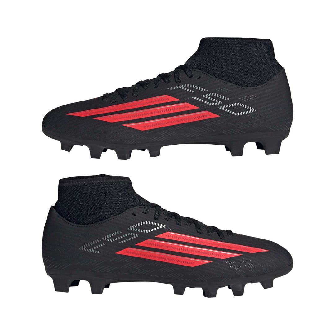 adidas F50 Club Mid Fg/Mg - tesoye/cblack/lucred