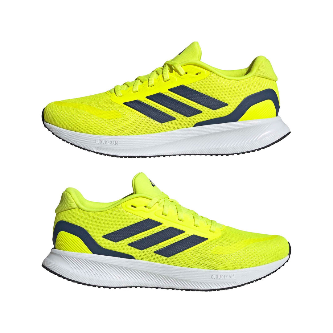 adidas Runfalcon 5 - syello/dkblue/ftwwht