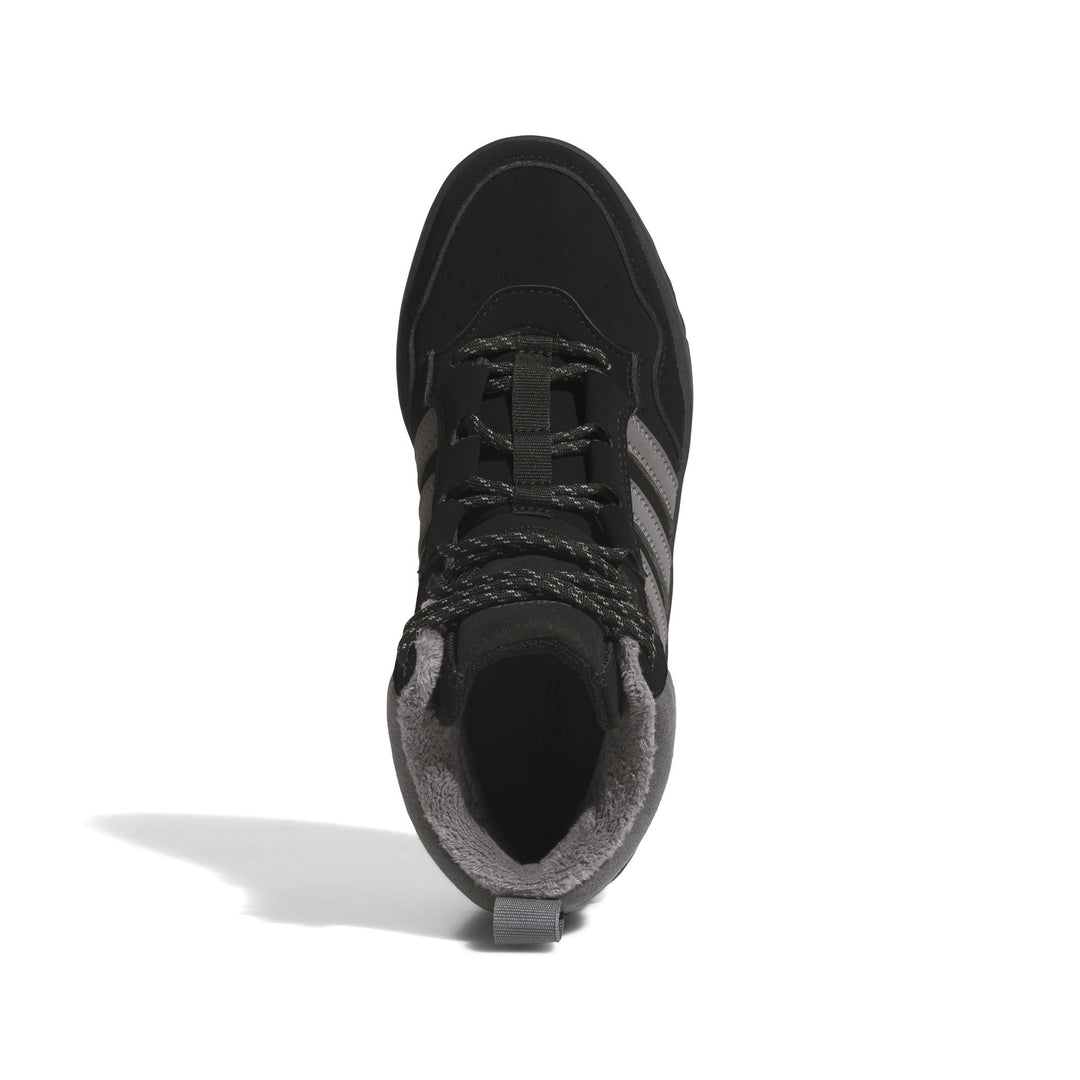 adidas Hoops 4.0 Mid Winterized J - cblack/grefou/cblack