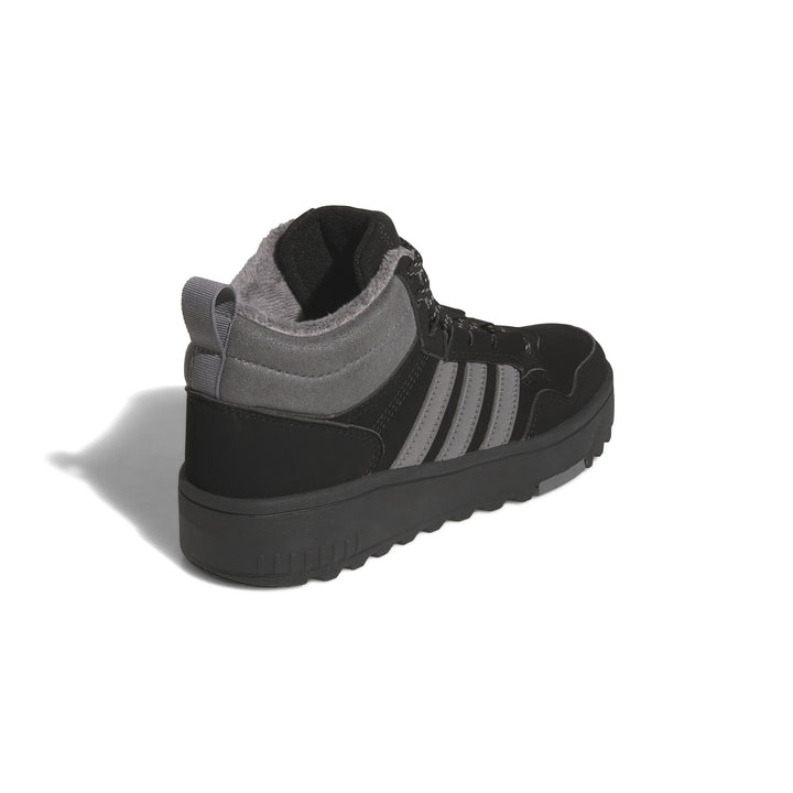 adidas Hoops 4.0 Mid Winterized J - cblack/grefou/cblack