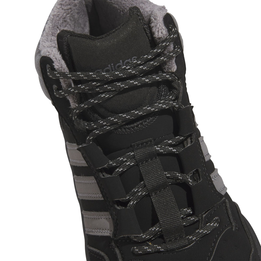 adidas Hoops 4.0 Mid Winterized J - cblack/grefou/cblack