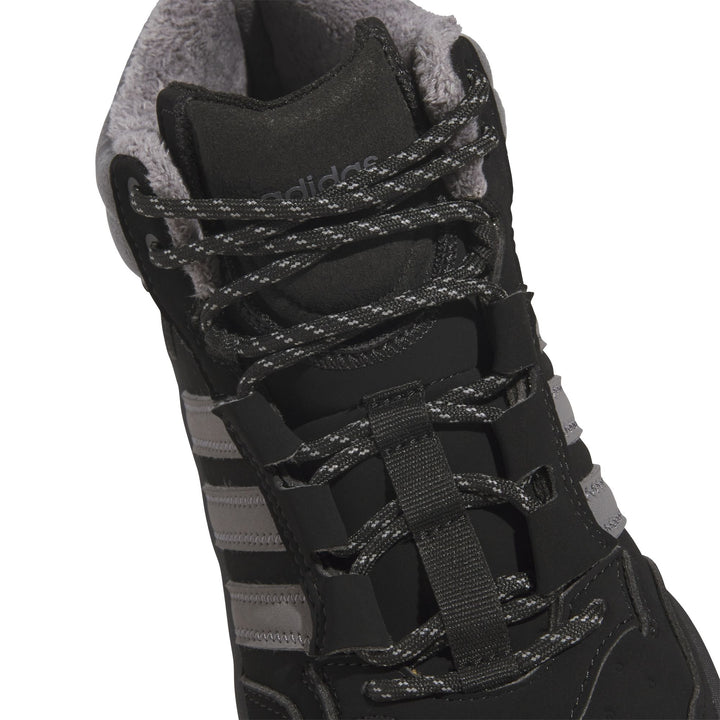 adidas Hoops 4.0 Mid Winterized J - cblack/grefou/cblack