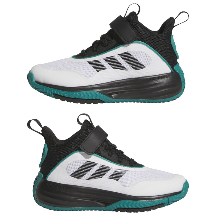 adidas Ownthegame 3.0 K - ftwwht/cblack/purtea