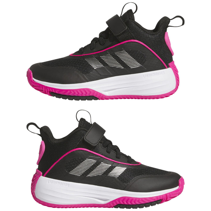 adidas Ownthegame 3.0 K - cblack/ironmt/shopnk