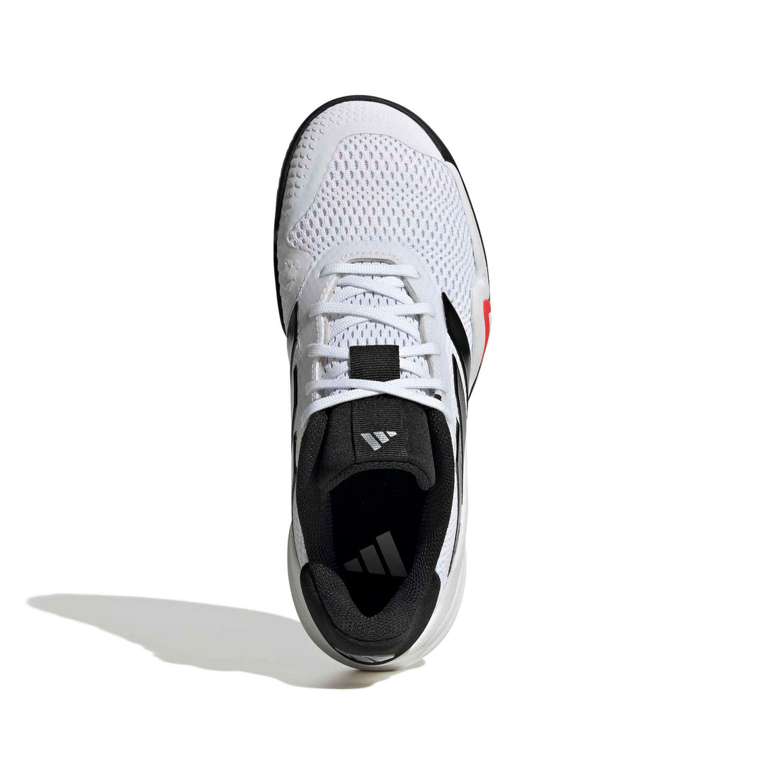 adidas Barricade K - ftwwht/cblack/lucred