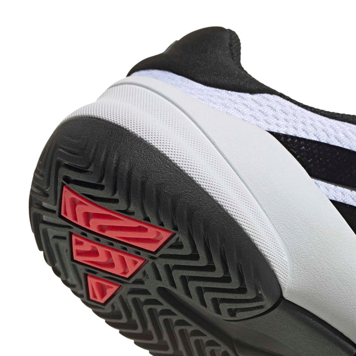 adidas Barricade K - ftwwht/cblack/lucred