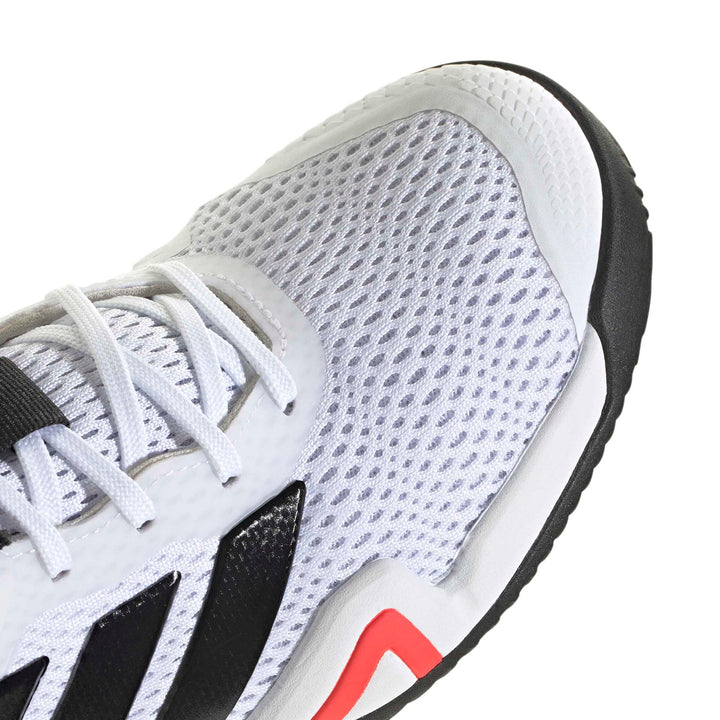 adidas Barricade K - ftwwht/cblack/lucred