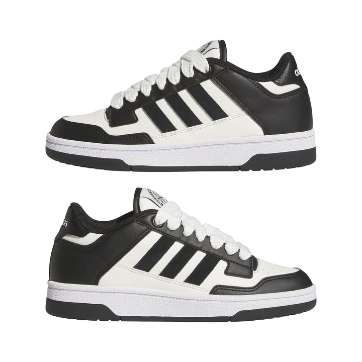 adidas Rapid Court Low J - cblack/clowhi/ftwwht