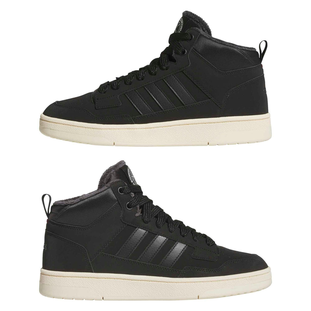 adidas Rapid Court Mid Winterized - cblack/carbon/crewht