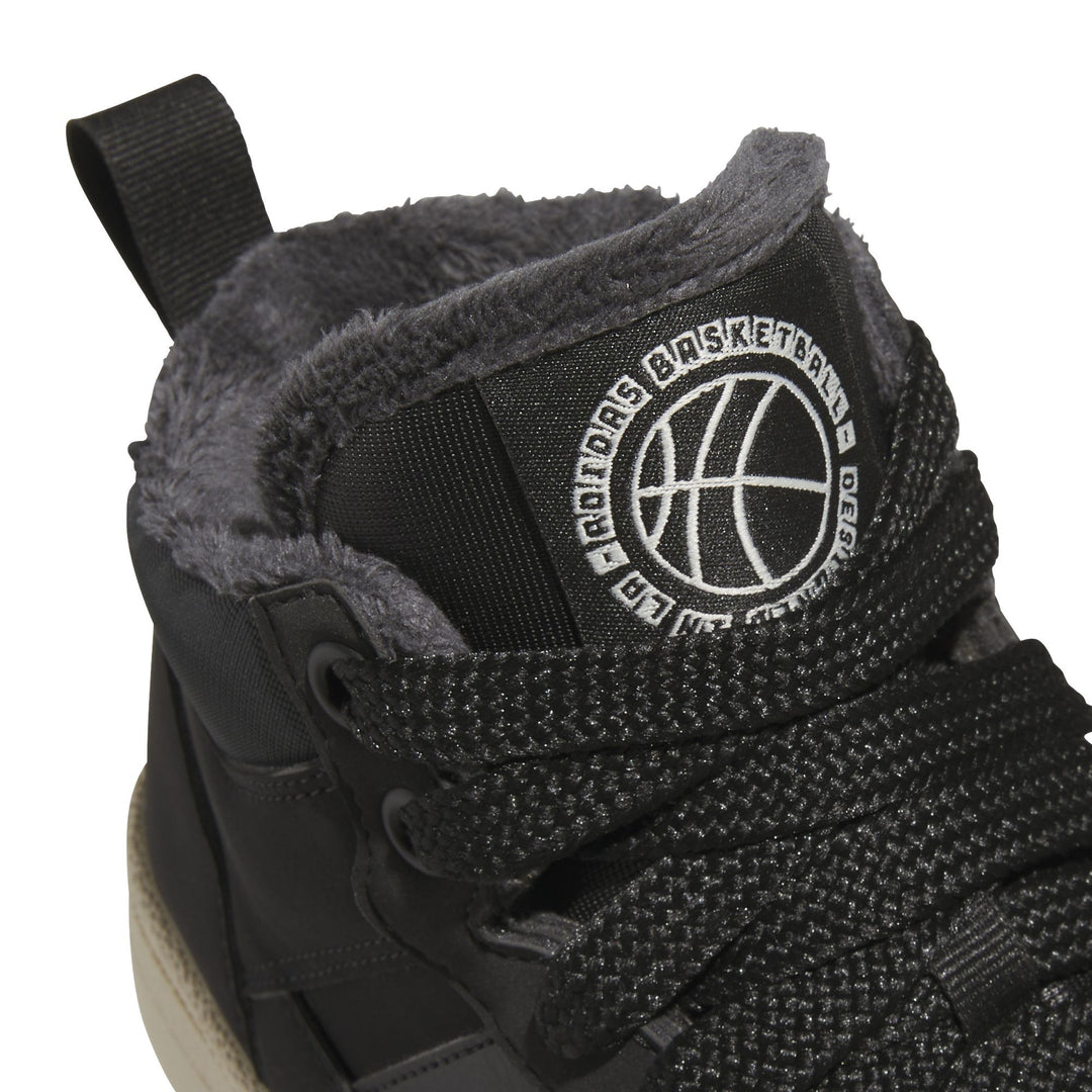 adidas Rapid Court Mid J Winterized - cblack/carbon/crewht
