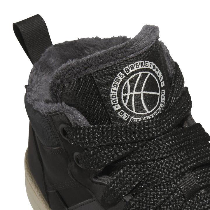adidas Rapid Court Mid J Winterized - cblack/carbon/crewht