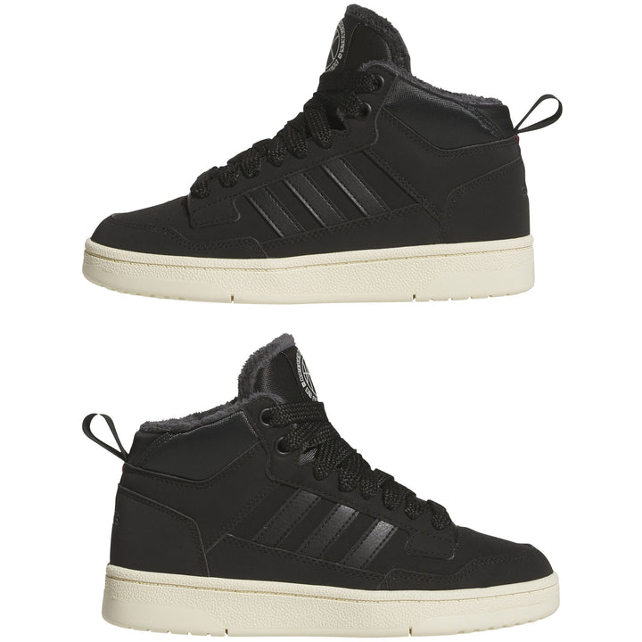 adidas Rapid Court Mid J Winterized - cblack/carbon/crewht