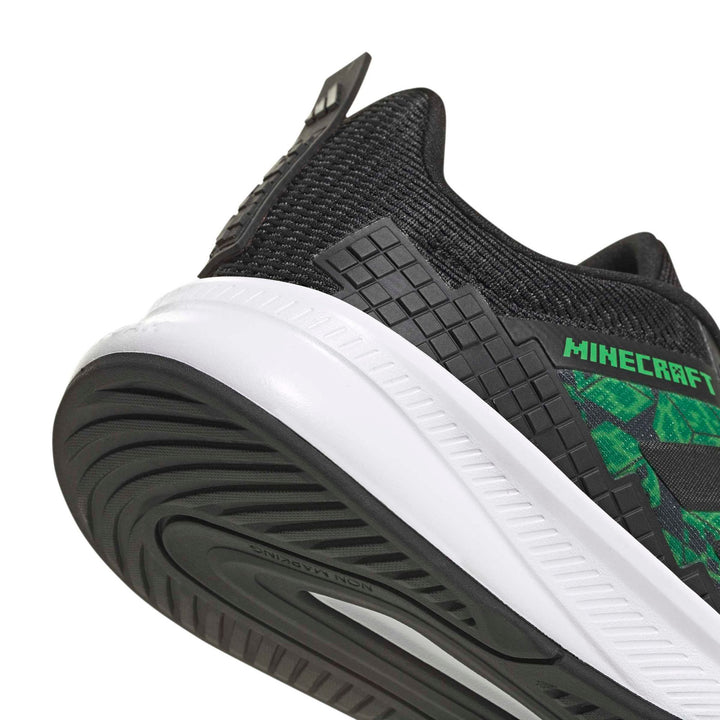 adidas Minecraft Fortarun J - cblack/cblack/ftwwht