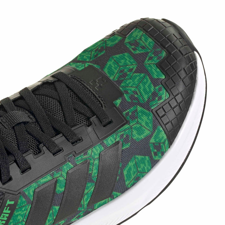 adidas Minecraft Fortarun J - cblack/cblack/ftwwht