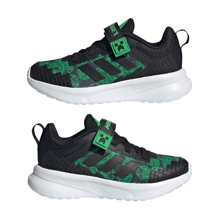 adidas Minecraft Fortarun El C - cblack/cblack/ftwwht
