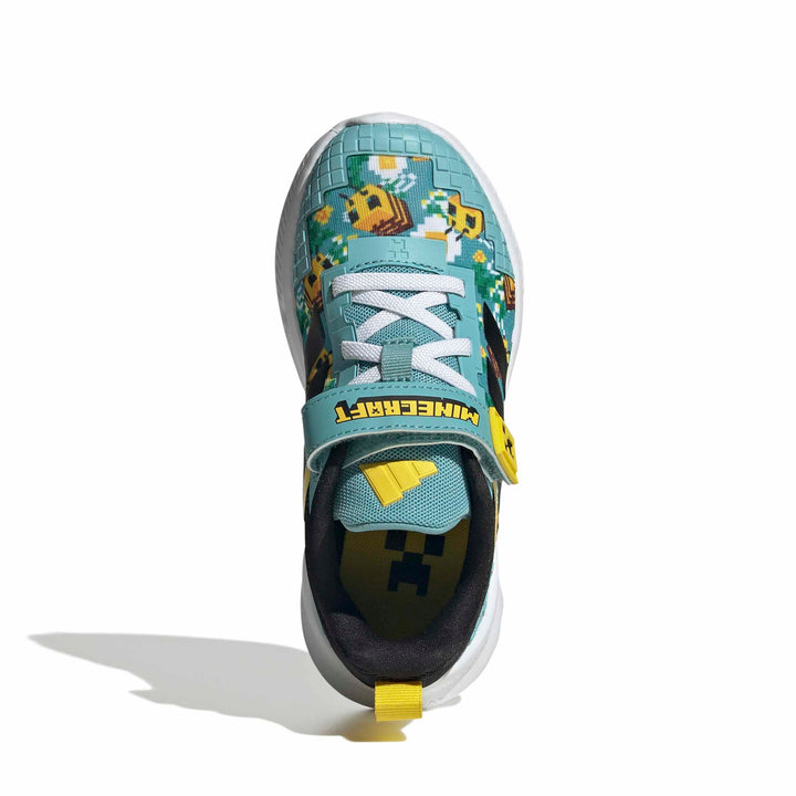 adidas Minecraft Fortarun El C - minton/cblack/yellow
