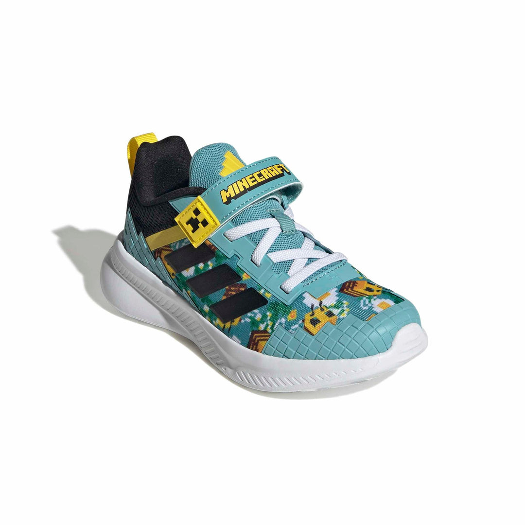 adidas Minecraft Fortarun El C - minton/cblack/yellow