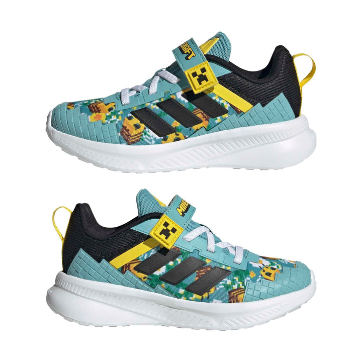 adidas Minecraft Fortarun El C - minton/cblack/yellow