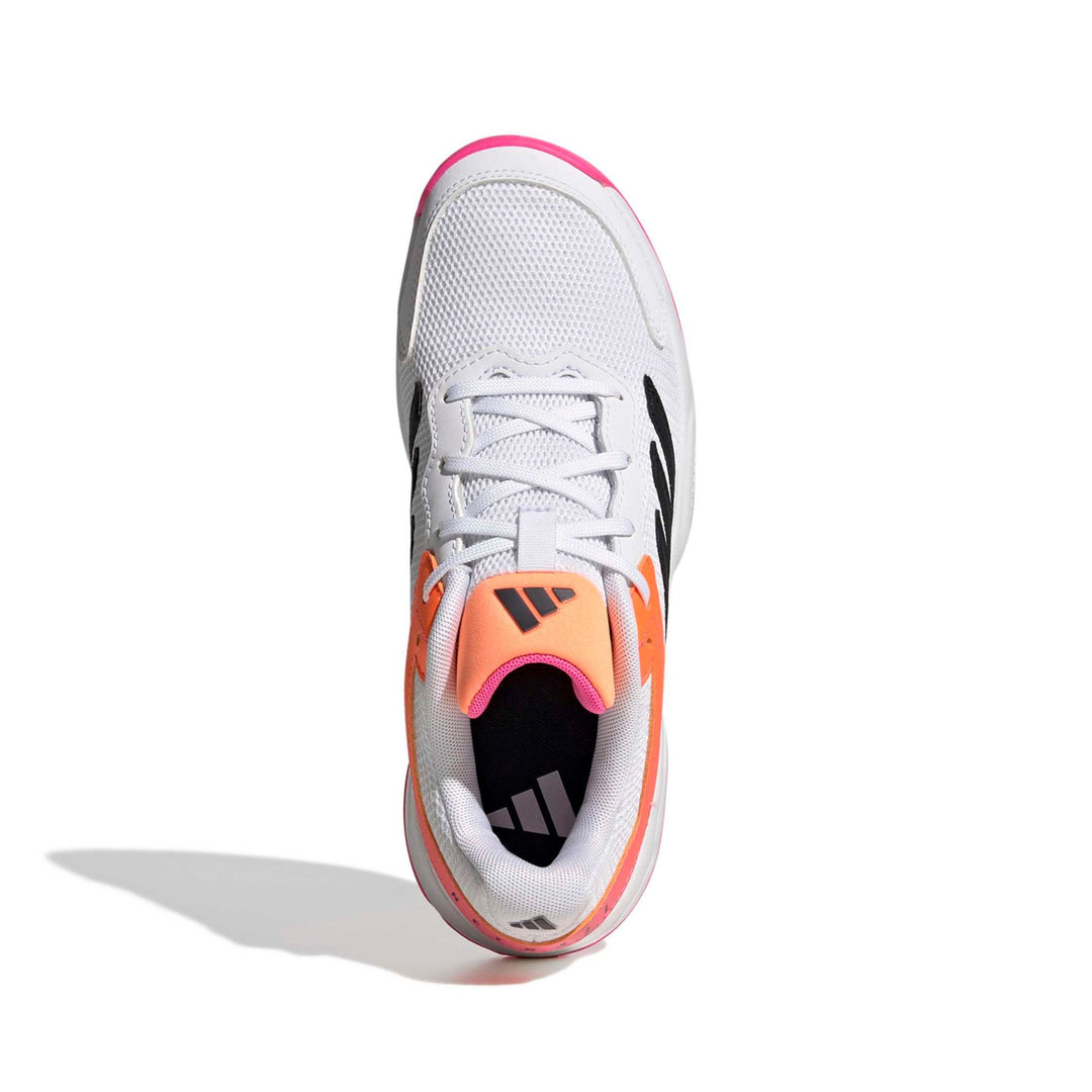 adidas Netcourt K - ftwwht/carbon/lucpnk