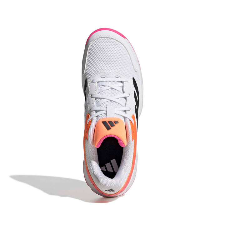 adidas Netcourt K - ftwwht/carbon/lucpnk