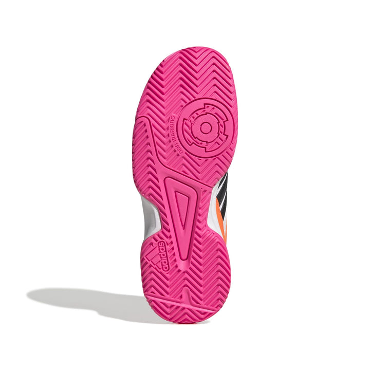 adidas Netcourt K - ftwwht/carbon/lucpnk