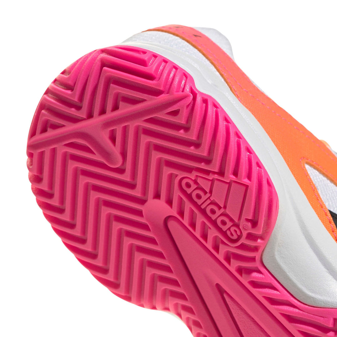 adidas Netcourt K - ftwwht/carbon/lucpnk
