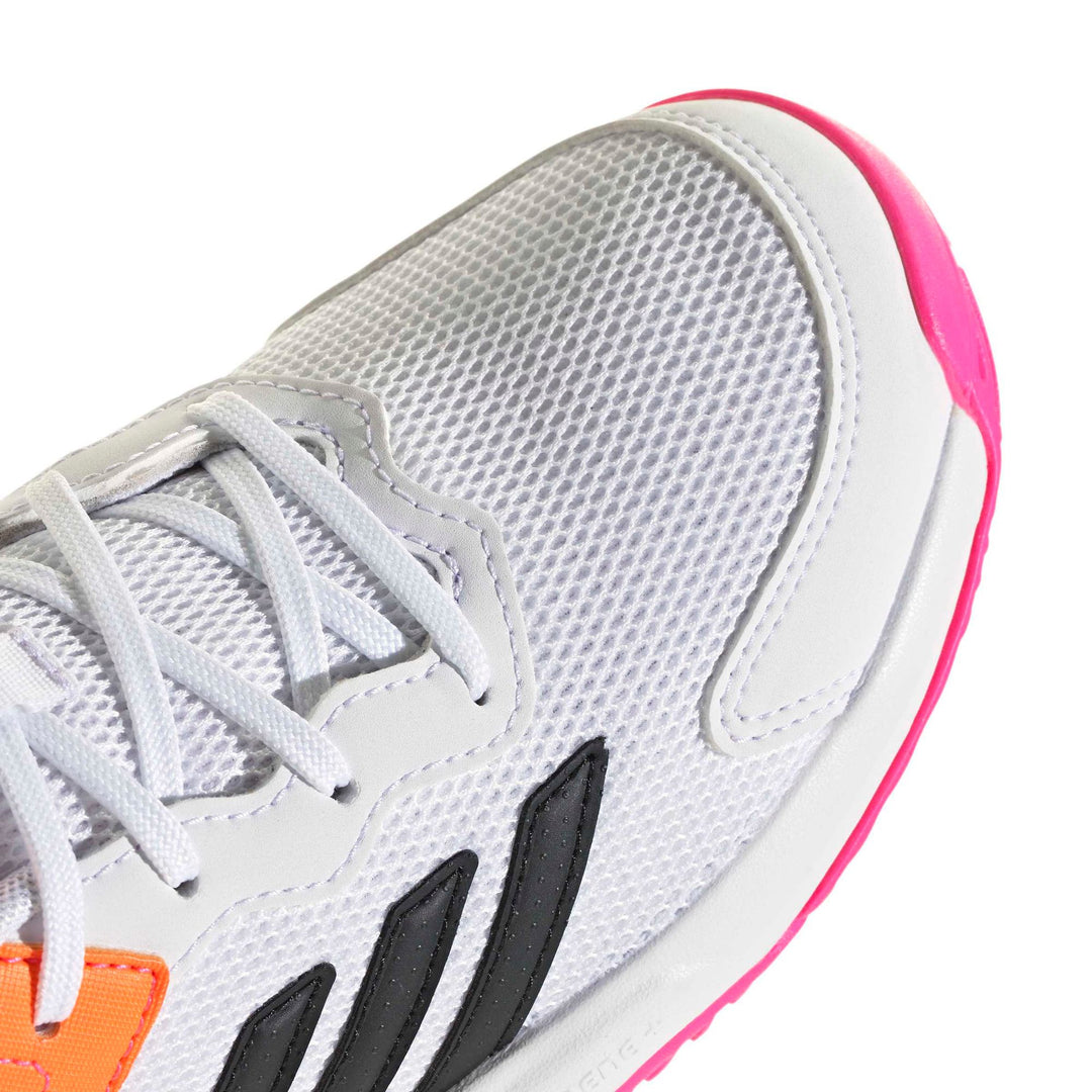adidas Netcourt K - ftwwht/carbon/lucpnk