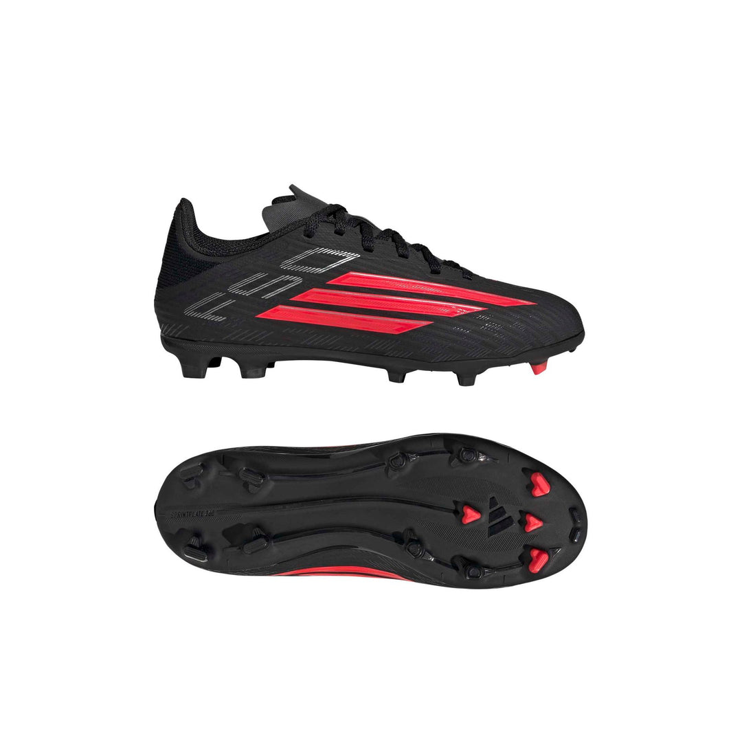 adidas F50 League Fg/Mg J - cblack/lucred/cblack