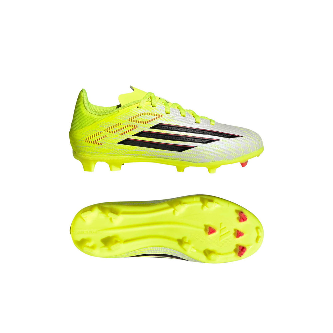 adidas F50 League Fg/Mg J - tesoye/cblack/lucred