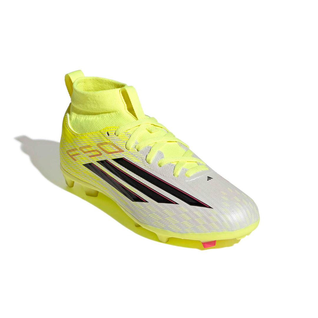 adidas F50 League Mid Fg/Mg J - tesoye/cblack/lucred