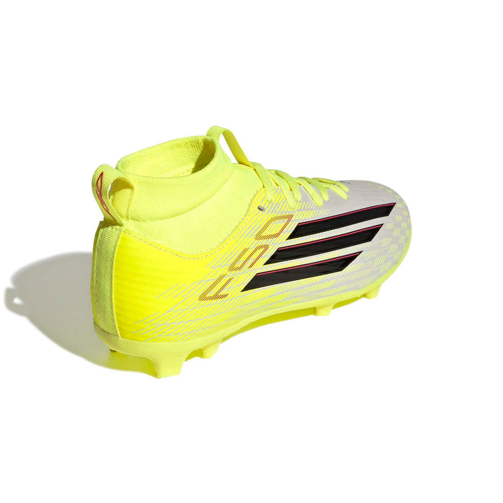 adidas F50 League Mid Fg/Mg J - tesoye/cblack/lucred
