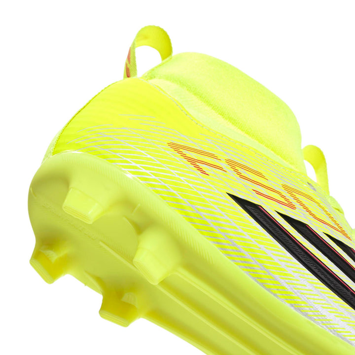 adidas F50 League Mid Fg/Mg J - tesoye/cblack/lucred