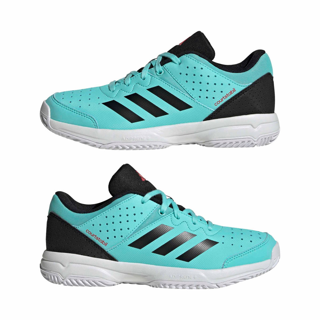 adidas Court Stabil Jr - flaaqu/cblack/ftwwht