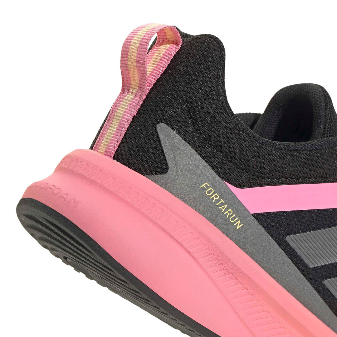 adidas Fortarun 4.0 J - cblack/ironmt/blipnk