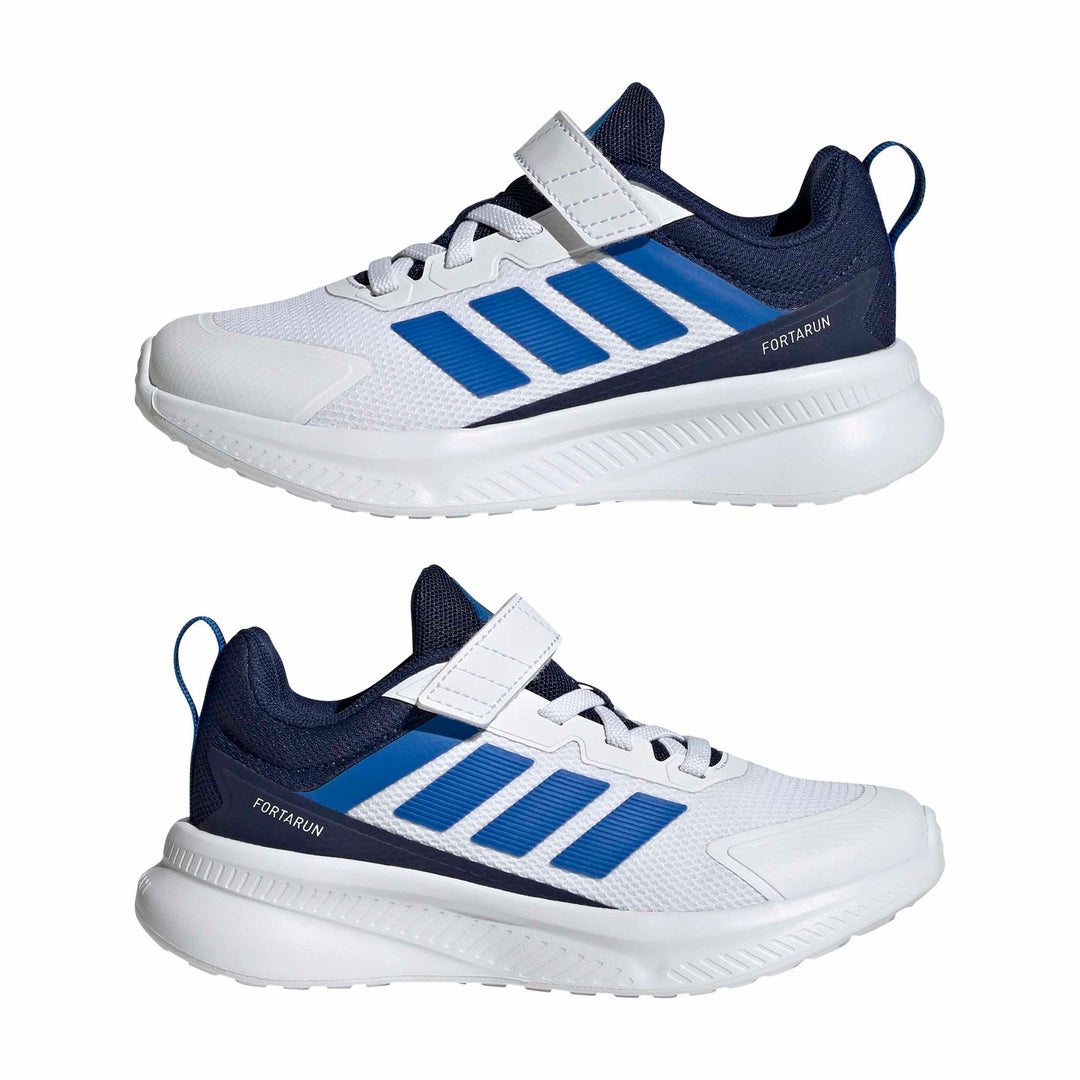 adidas Fortarun 4.0 El C - ftwwht/broyal/dkblue