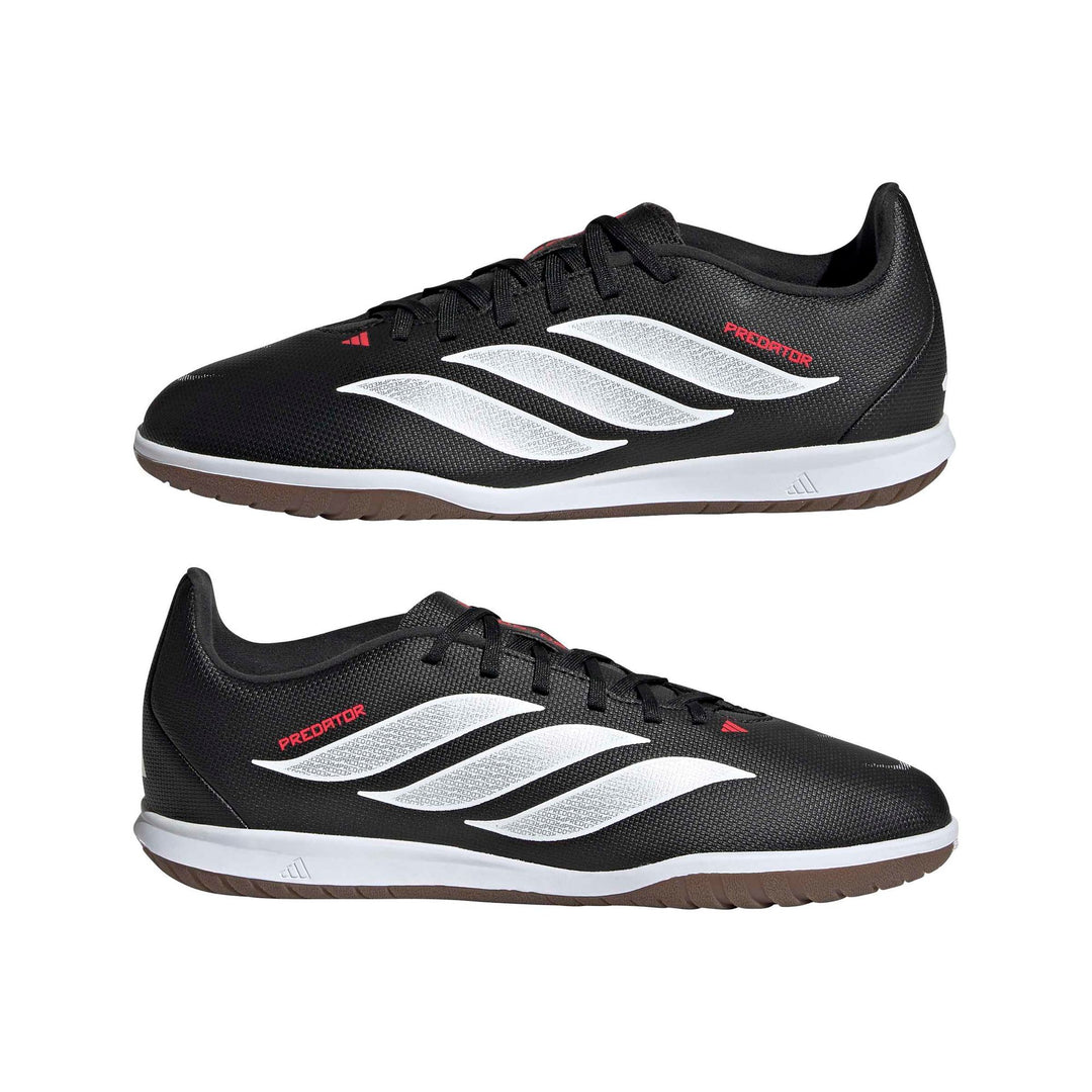 adidas Predator Club In Sala J - cblack/ftwwht/lucred