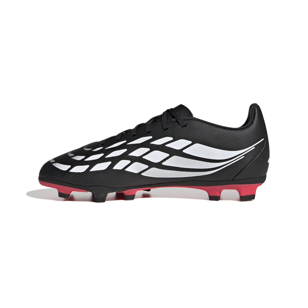 adidas Predator Club Fg/Mg J - cblack/ftwwht/lucred