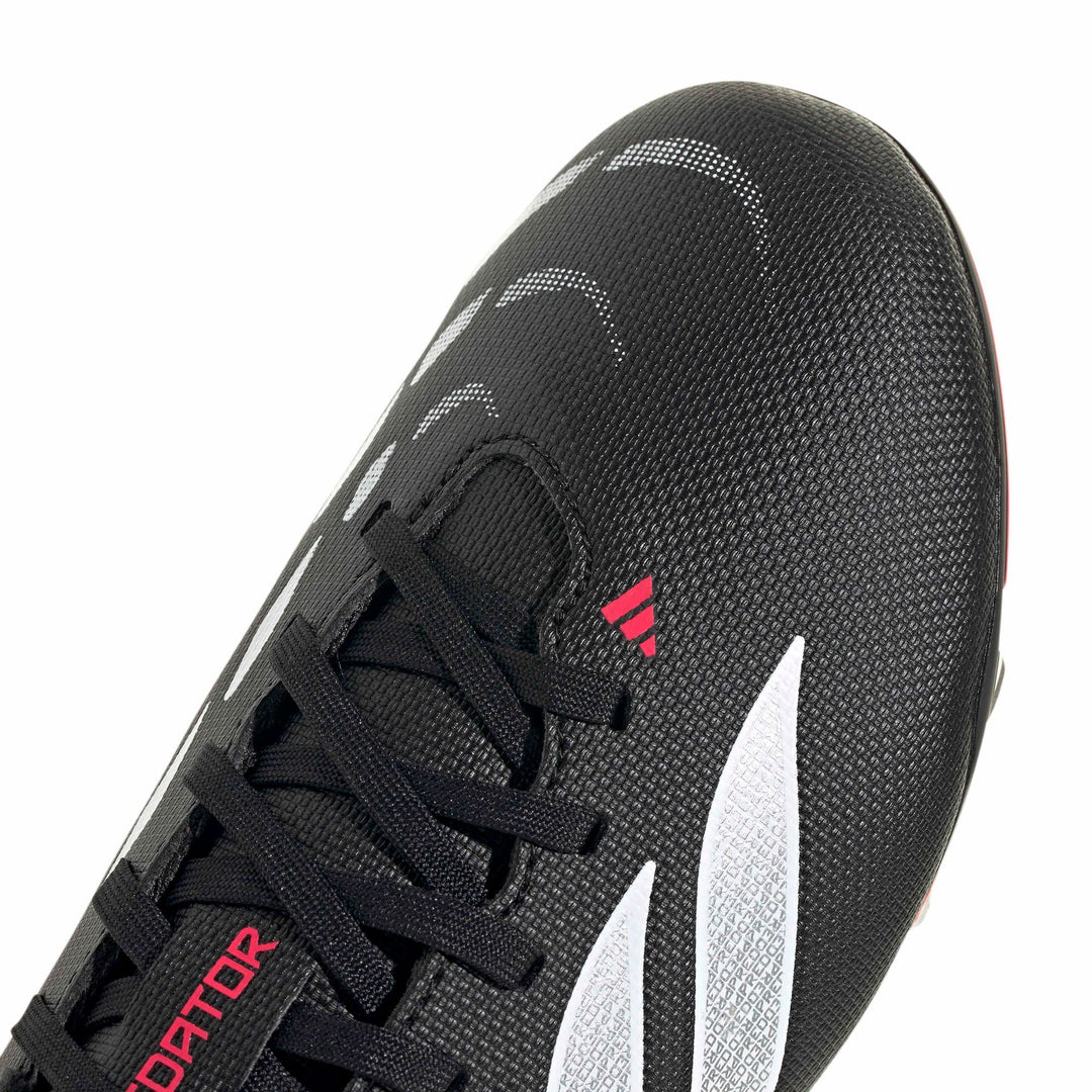 adidas Predator Club Fg/Mg J - cblack/ftwwht/lucred