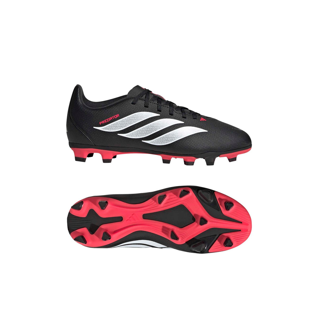 adidas Predator Club Fg/Mg J - cblack/ftwwht/lucred