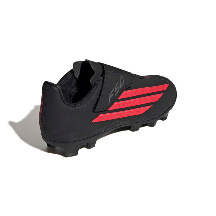 adidas F50 Club Vel Fg/Mg J - cblack/lucred/cblack