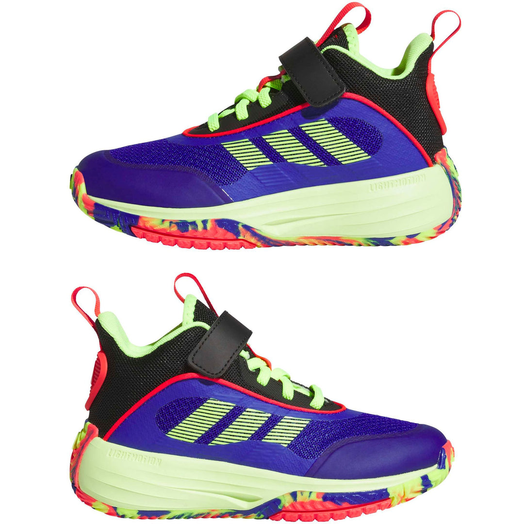 adidas Ownthegame 3.0 K - lucblu/luclem/cblack