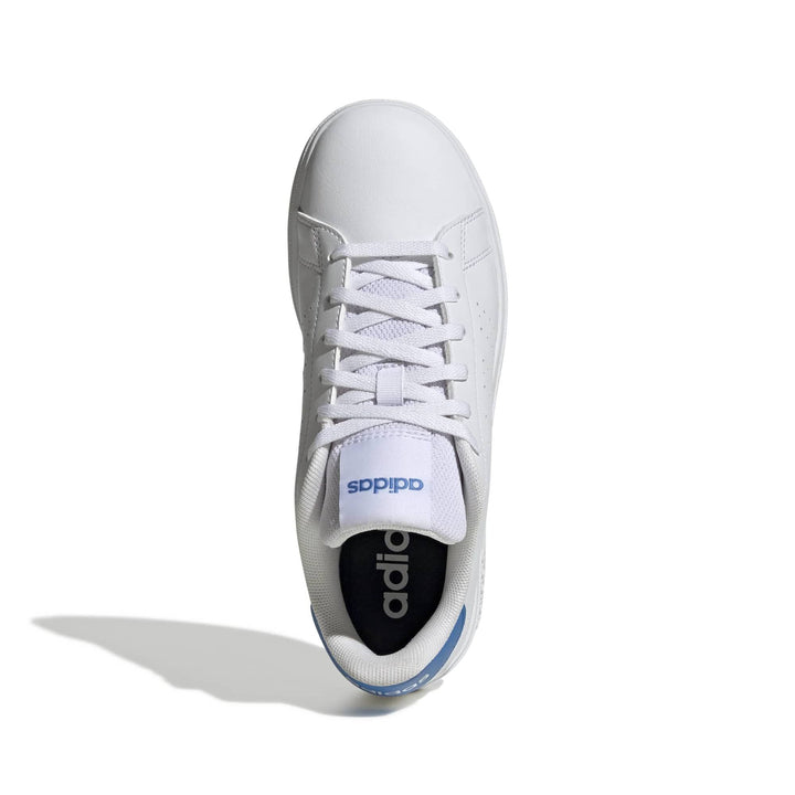 adidas Advantage Base 2.0 J - ftwwht/ftwwht/lurabl