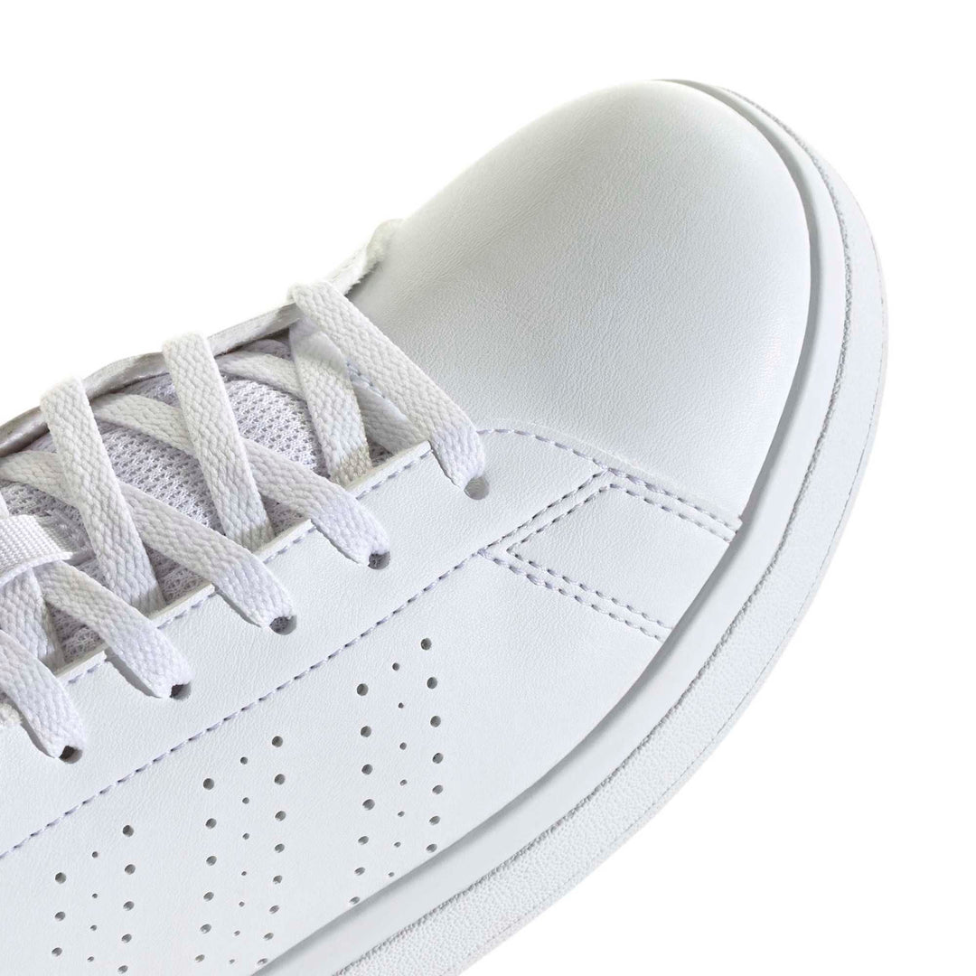 adidas Advantage Base 2.0 J - ftwwht/ftwwht/lurabl