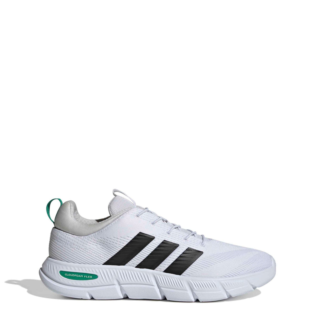 adidas Cloudfoam Flex - Elastic Laces - ftwwht/cblack/cougrn